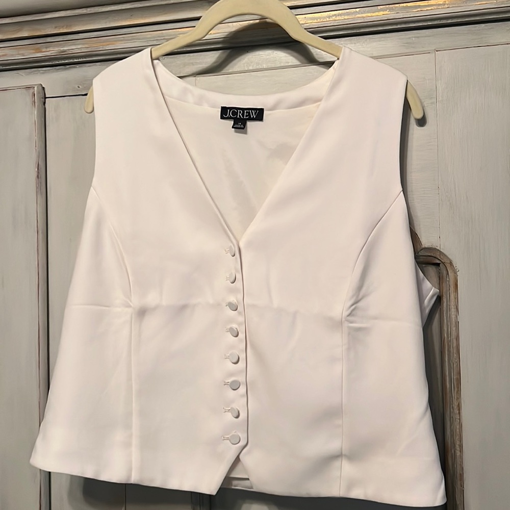 J Crew Slim Fit Tuxedo Vest